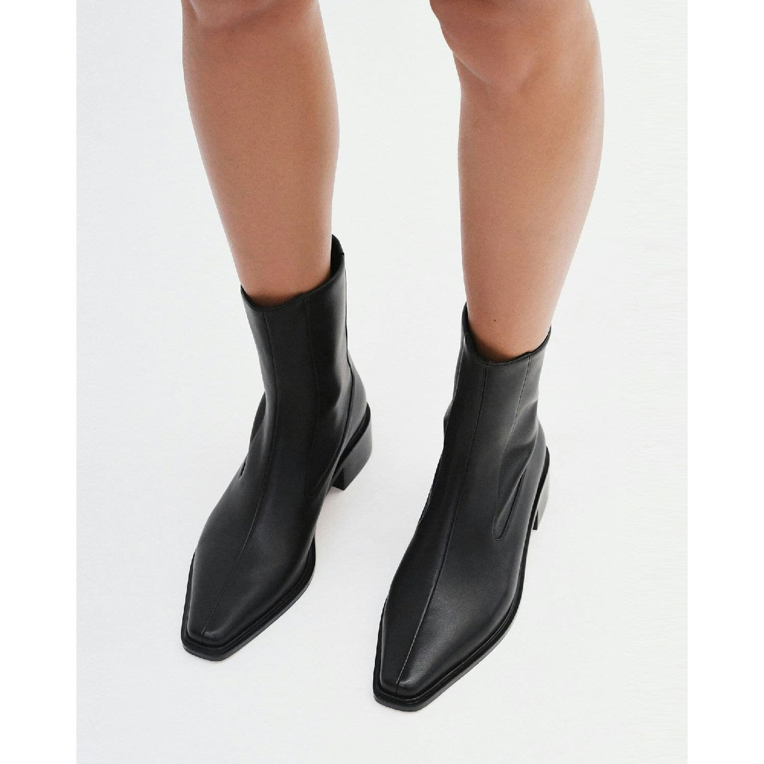 Buy Jo Mercer Olympia Flat Ankle Boots Black Leather Qantas Marketplace