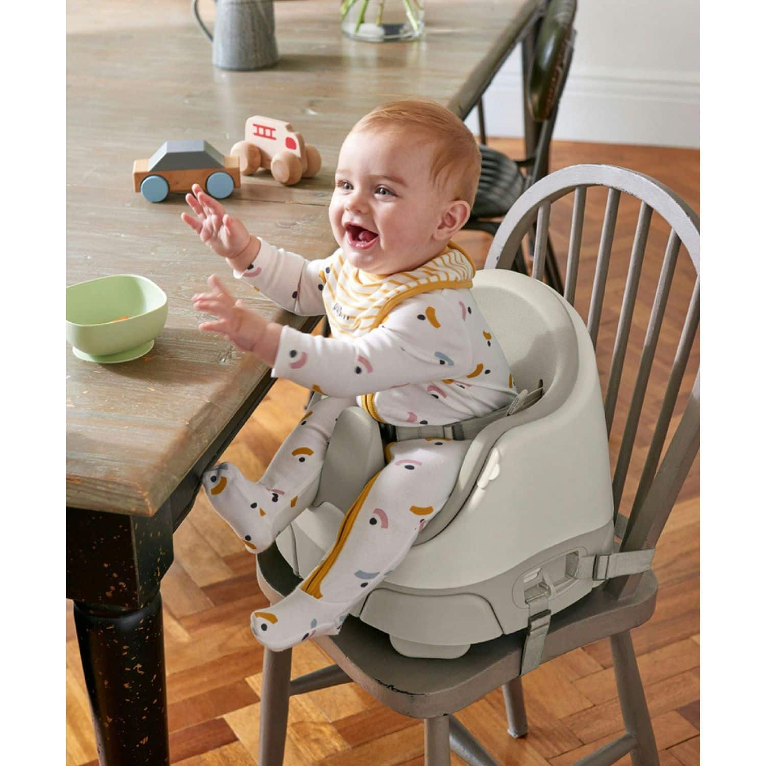 Buy Mamas Papas Bug 3 In 1 Floor Booster Seat with Activity Tray Clay Qantas Marketplace