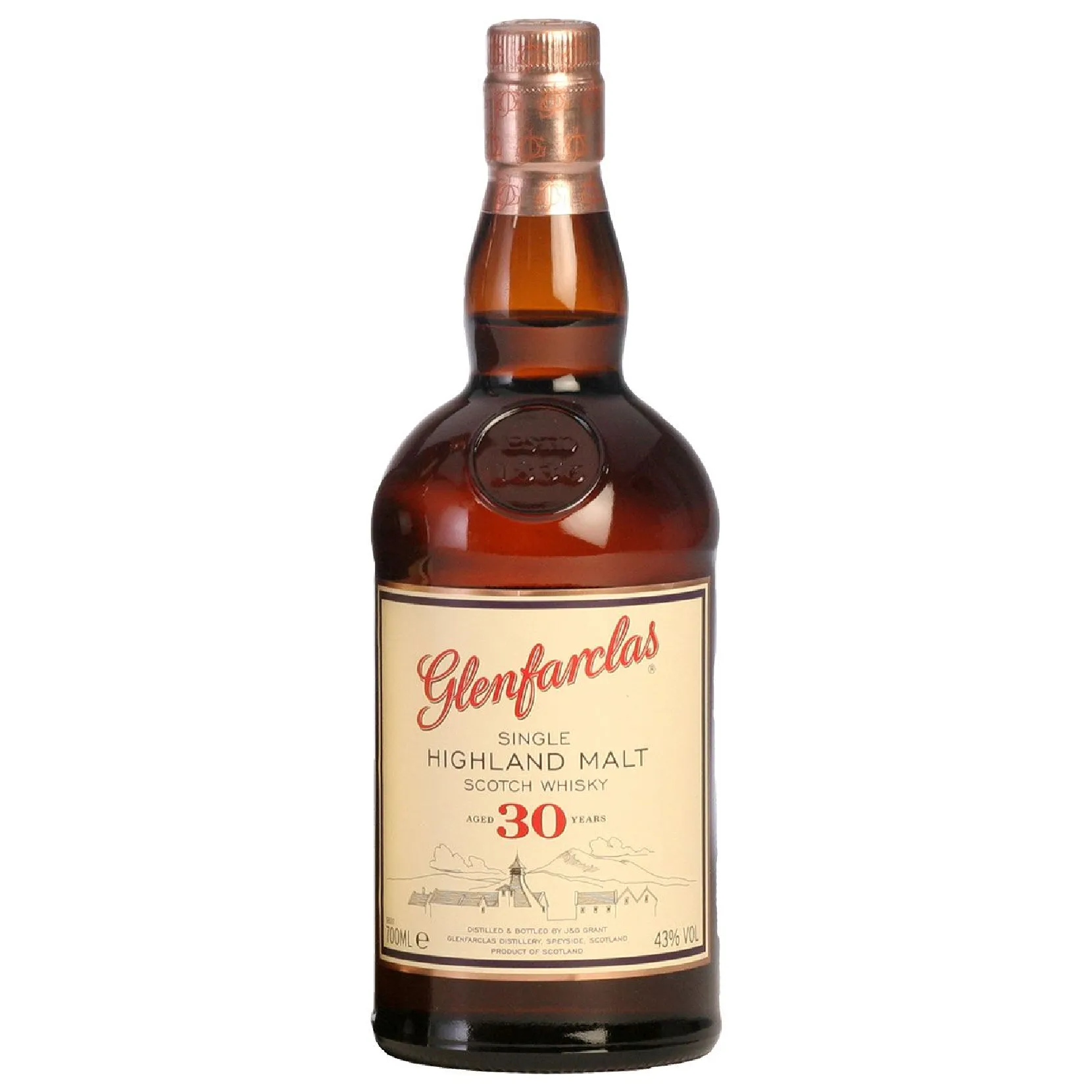 Glenfarclas 30年 シングルモルトウイスキー 700ml Glenfarclas 30 Year Old Single Malt Scotch Whisky 700mL